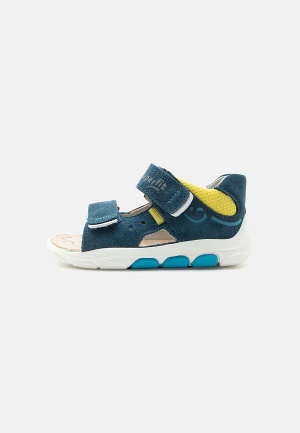 Сандалии nino Superfit, Blau/Gelb