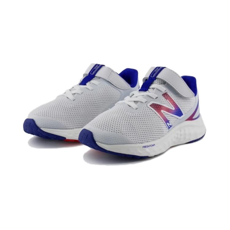 Детские беговые кроссовки NB Fresh Foam Arishi V4 New Balance, белый — фото 3