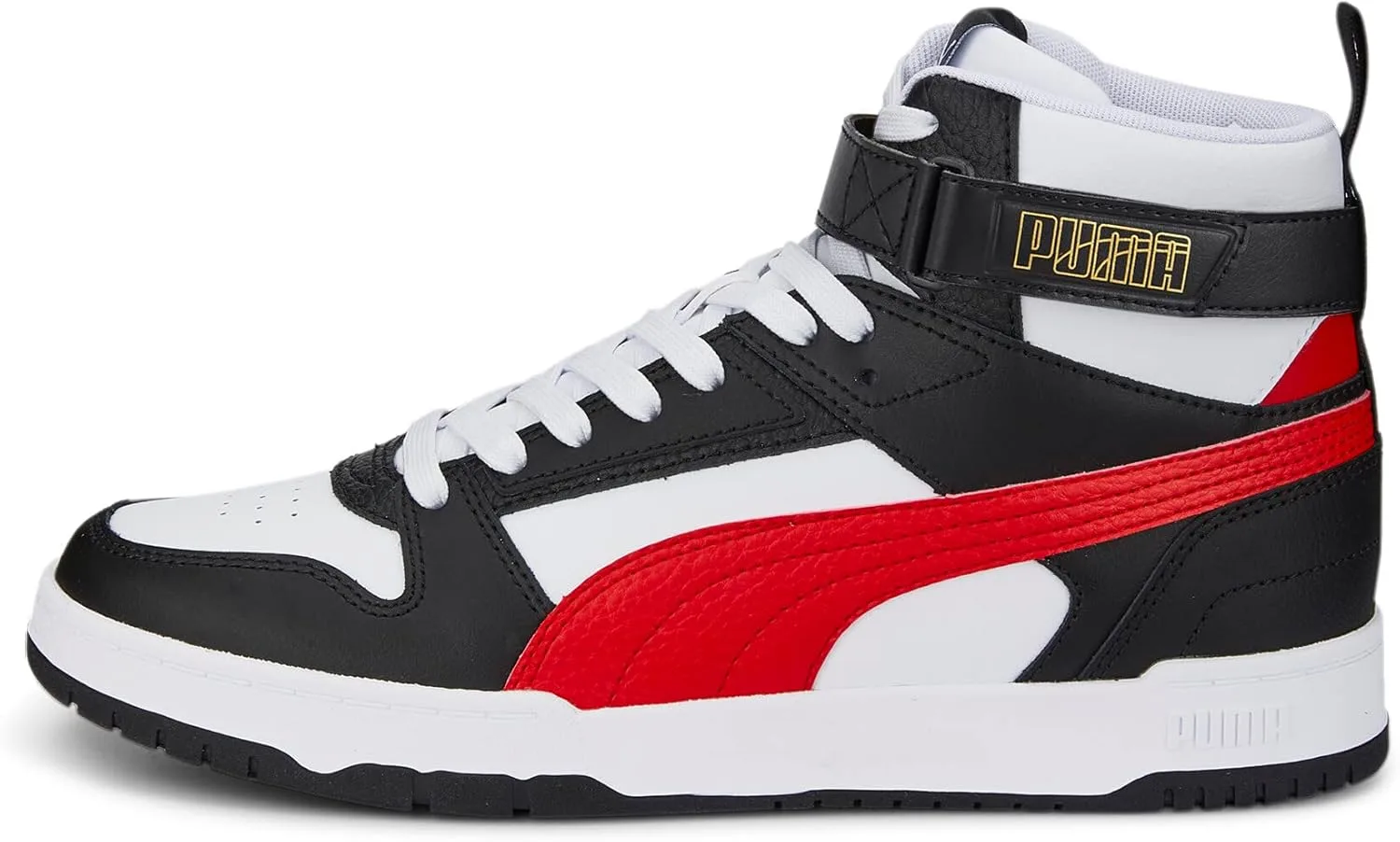 Кроссовки Puma Unisex Rbd Game WtrSneaker, белый/черный/красный/золотой