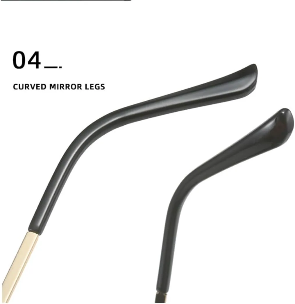 

Модные женские солнцезащитные очки без оправы в стиле панк, «кошачий глаз», ретро, ​​роскошные очки с защитой от УФ-излучения UV400 для мужчин TOIPASTN, Pink