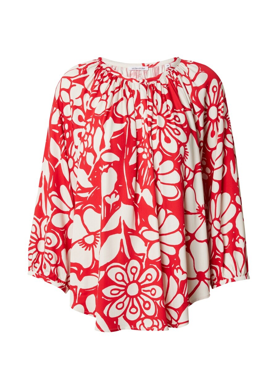 

Блузка SEIDENSTICKER Blouse Schwarze Rose, красный