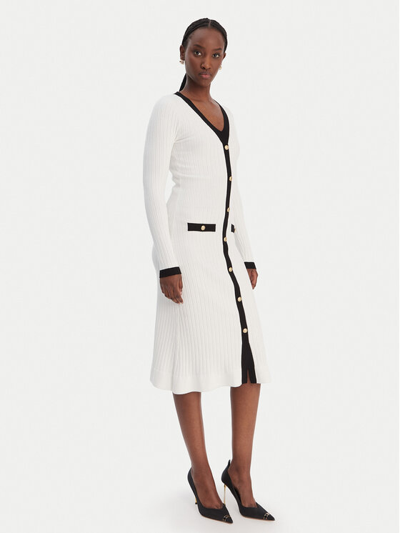 

Вязаное платье regular fit W6RK38 Z3HP2 Guess, белый