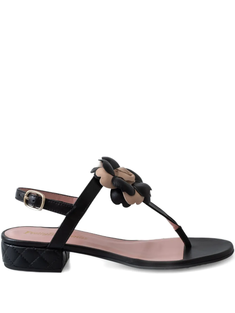 Кожаные сандалии Pretty Ballerinas, черный