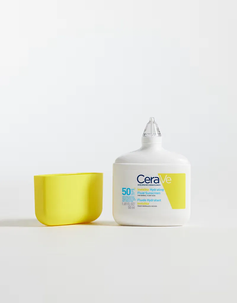 Увлажняющий солнцезащитный флюид CeraVe Invisible Hydrating Fluid SPF 50, 50 мл — фото 4