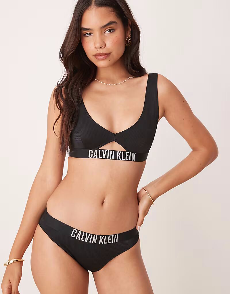 

Плавки бикини Calvin Klein Intense Power черного цвета