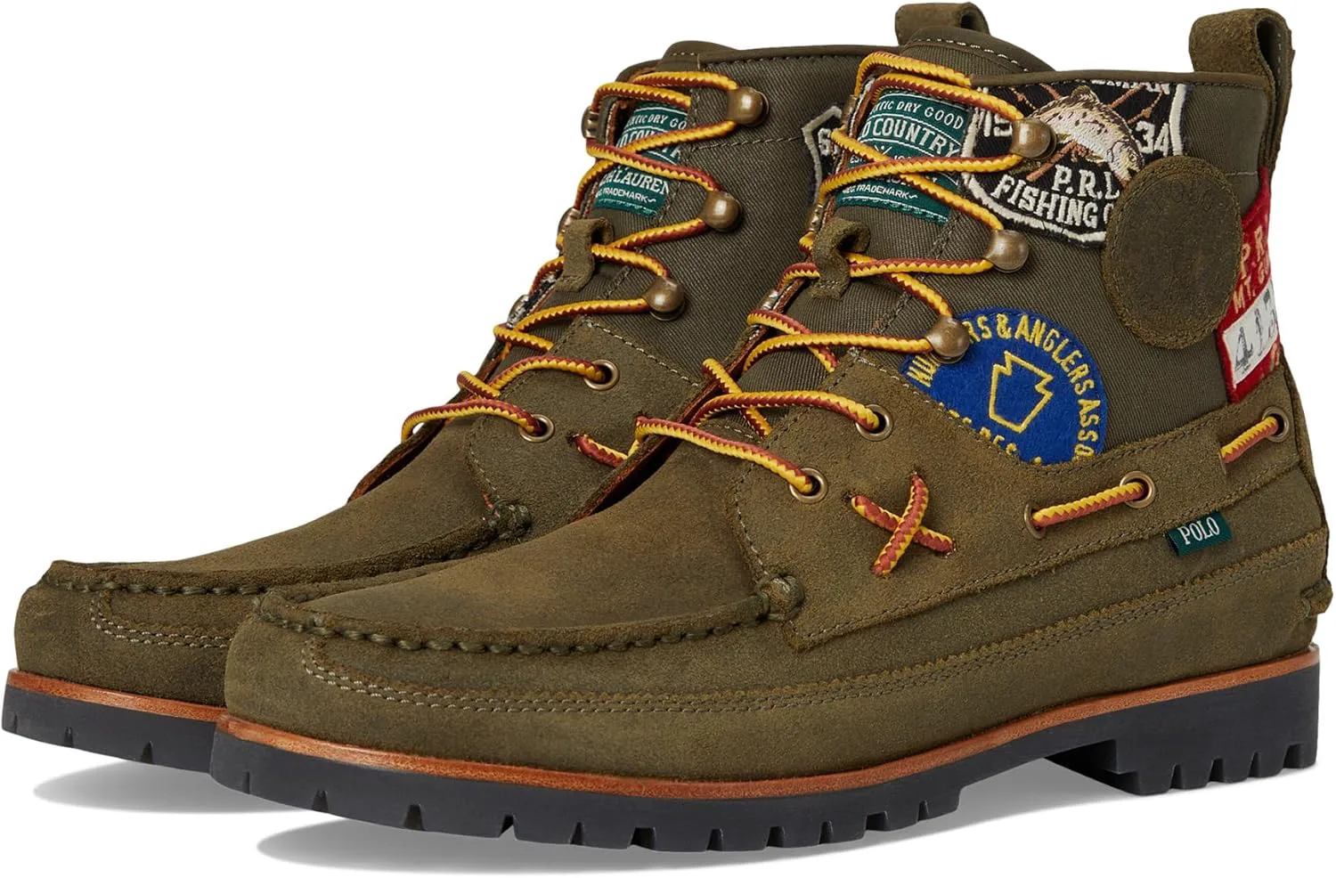 Мужские ботинки POLO RALPH LAUREN Ranger Mid, оливковый — фото 2