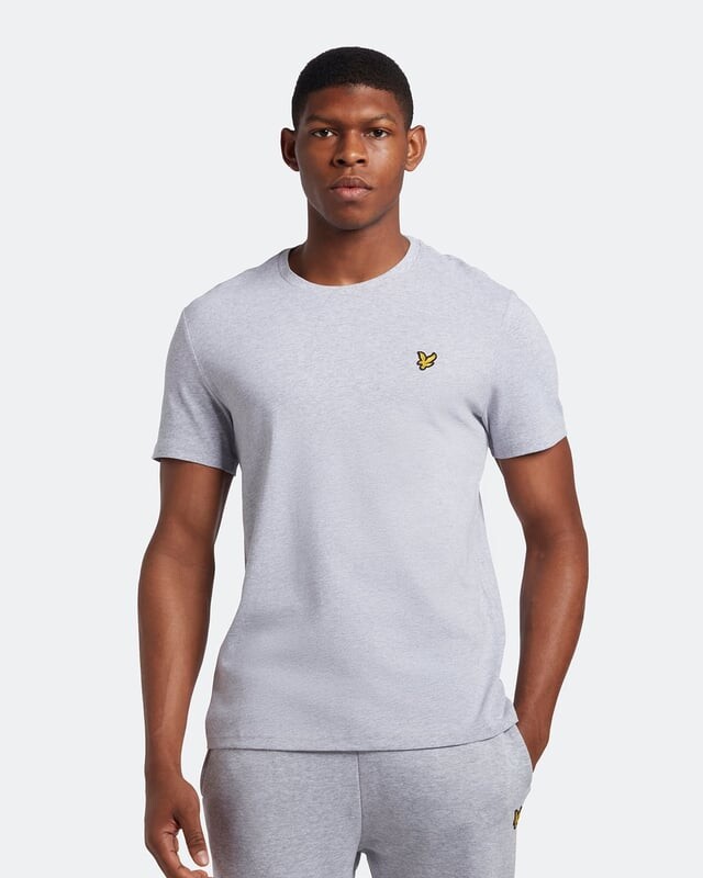 

Обычная серая футболка Lyle & Scott, серый