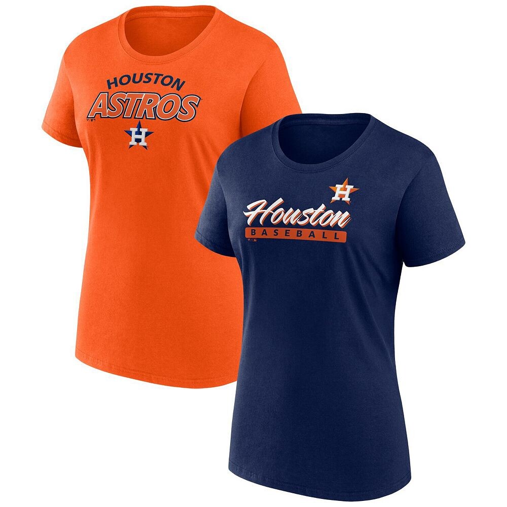 

Набор женских футболок Fanatics Houston Astros Risk с фирменным логотипом, цвет Ast Navy