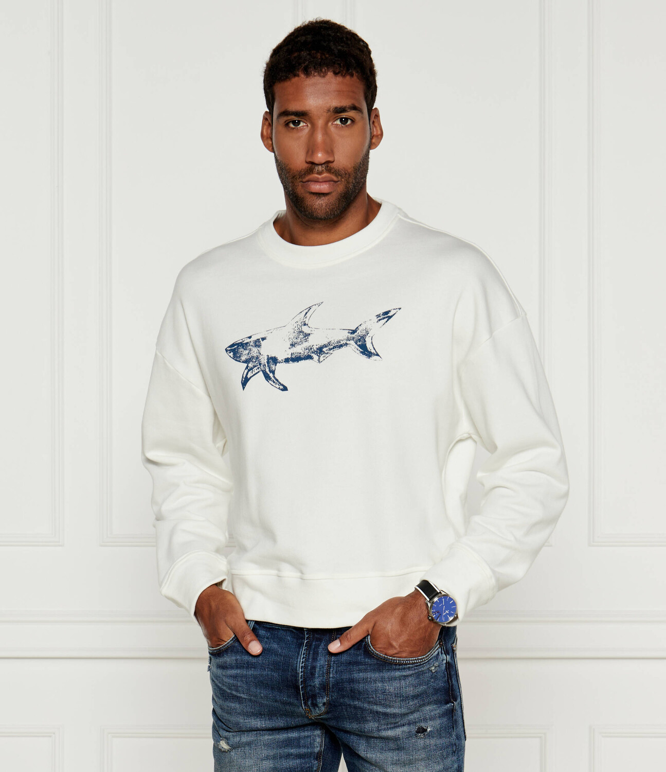 

Толстовка Paul&Shark Loose fit, белый
