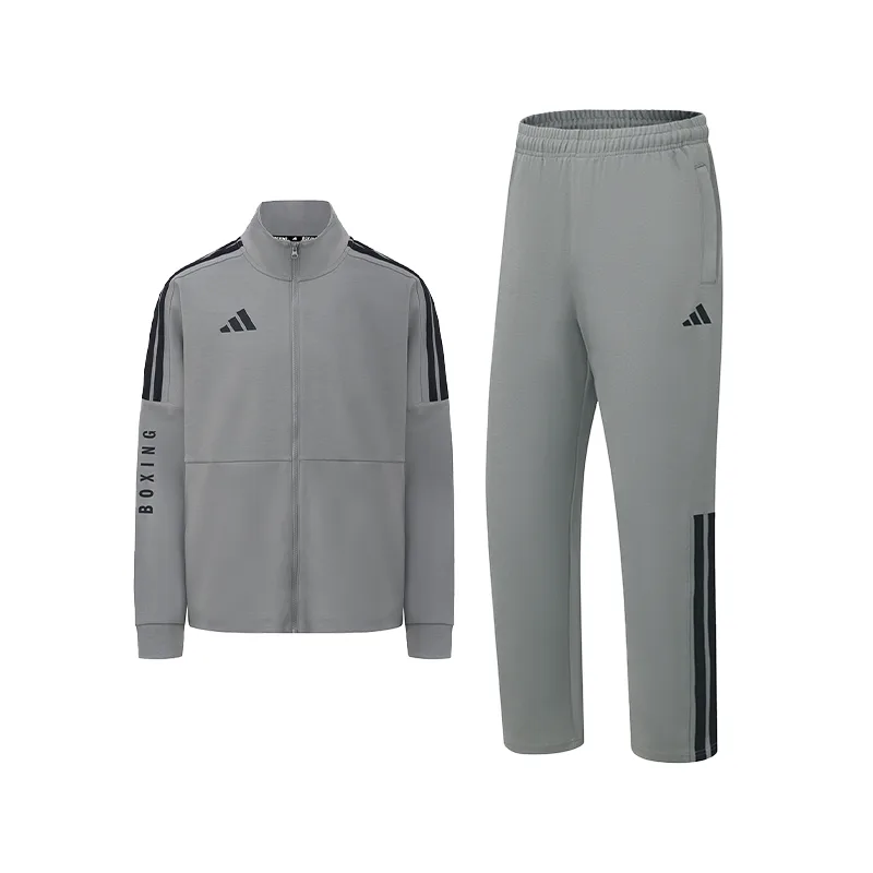 Adidas Повседневный спортивный костюм унисекс серый черный