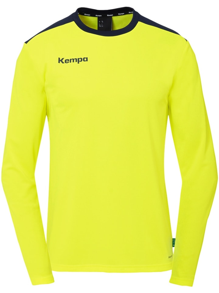 

Лонгслив Emotion 27 Langarmshirt Kempa, желтый