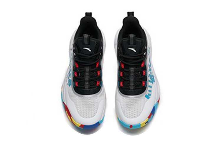 Детские баскетбольные кроссовки GS Mid-top ANTA белые/черные Anta Kids — фото 4