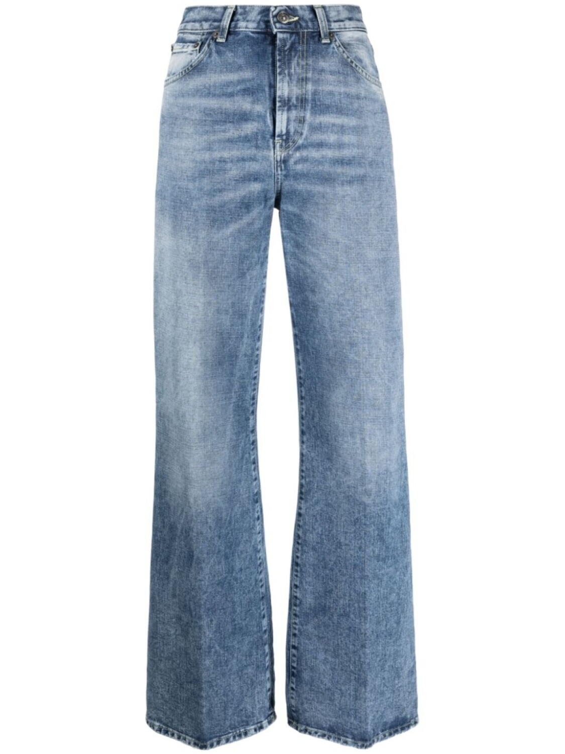 

Джинсы bootcut с завышенной талией DONDUP, синий