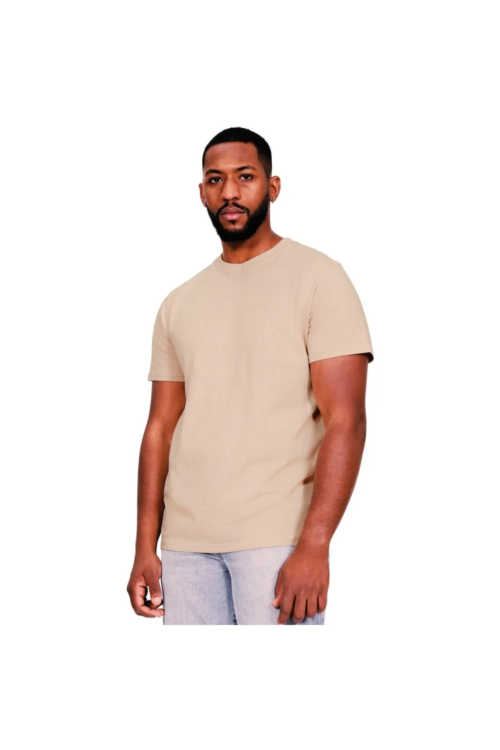

Тонкая хлопковая футболка Core Ringspun Casual Classics, коричневый