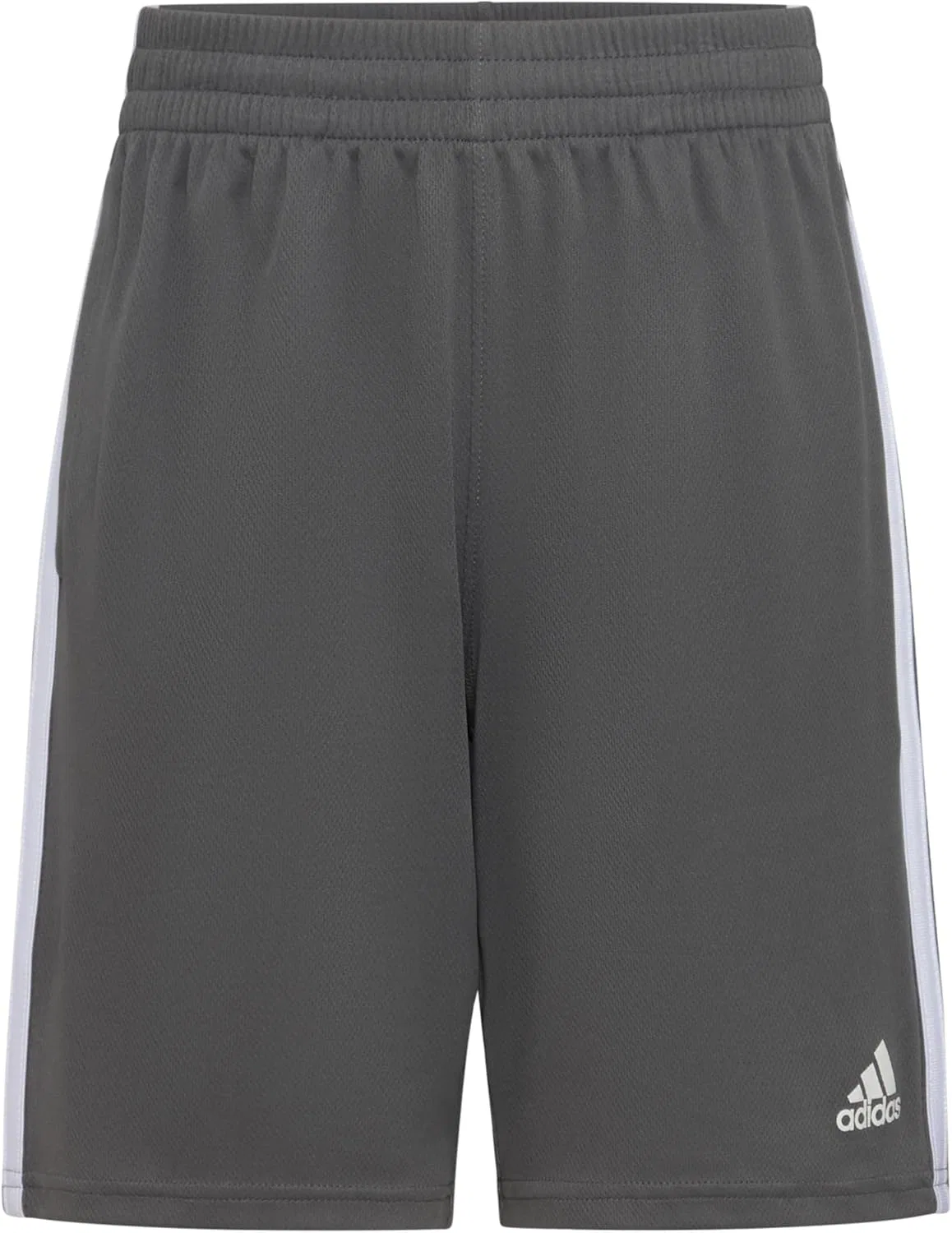 Детские классические шорты Adidas с тремя полосками, Grey Five Adi