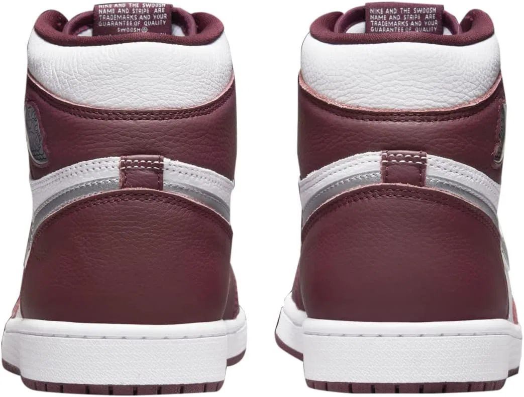 Мужские кроссовки Jordan Air 1 Mid Hi-Top NIKE, Bordeaux — фото 4