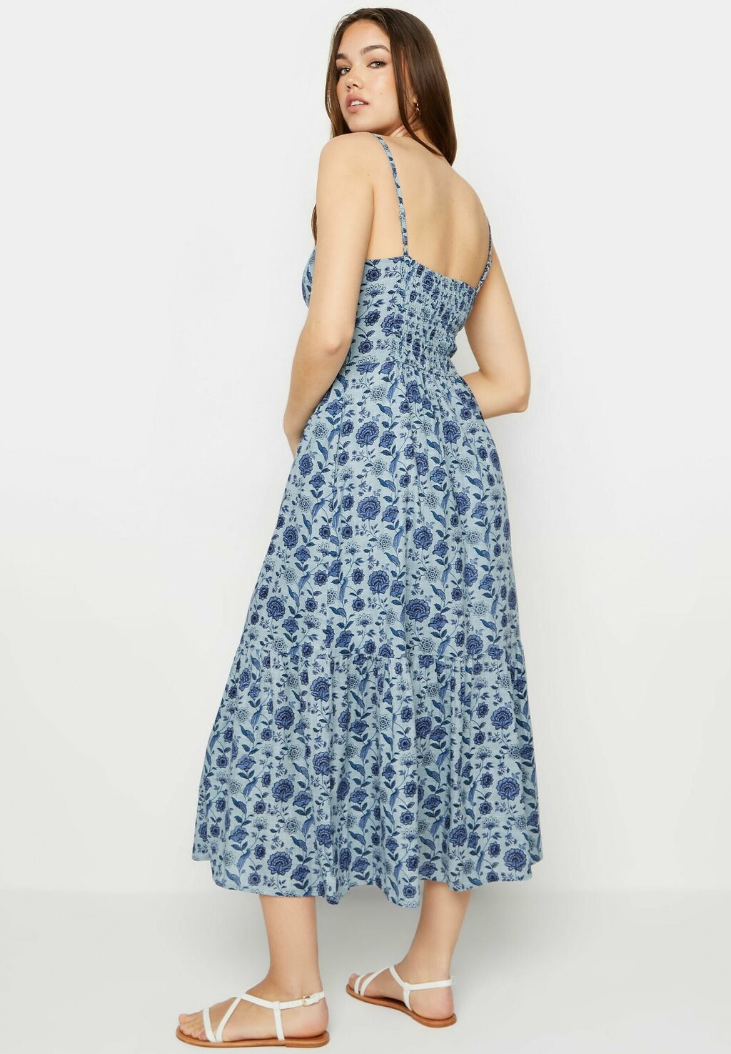 

Платье-блузка FLORAL PRINT MID SUN Long Tall Sally, синий
