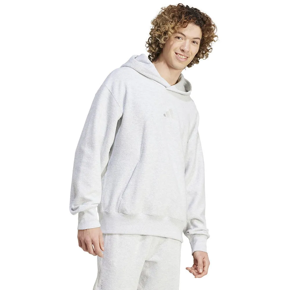 Худи adidas Elevated All SZN Terry Loop, серый — фото 4