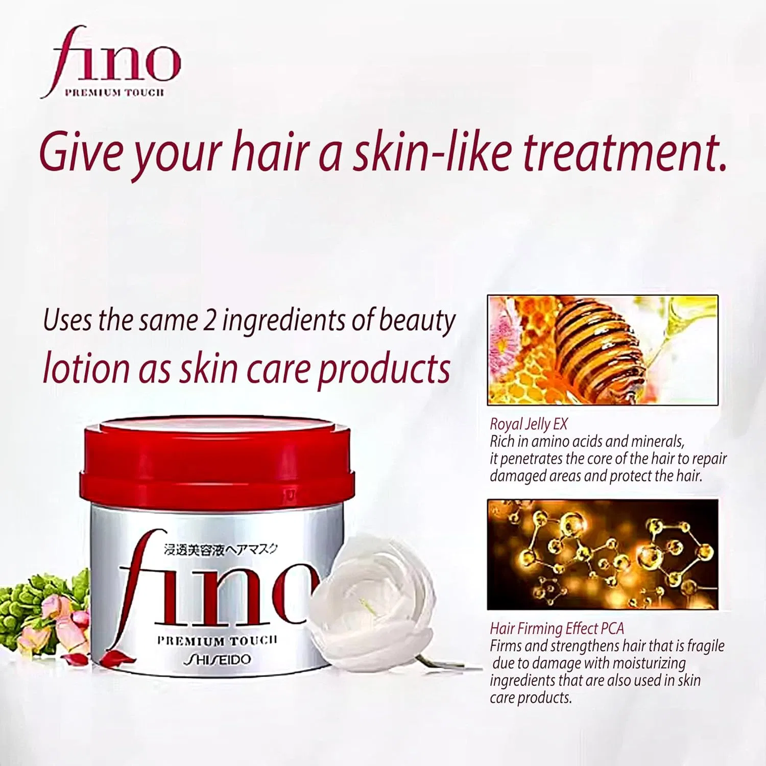 Маска для волос Japan Fino Premium Touch от Shiseido, 2 x 230 г Shiseido — фото 4
