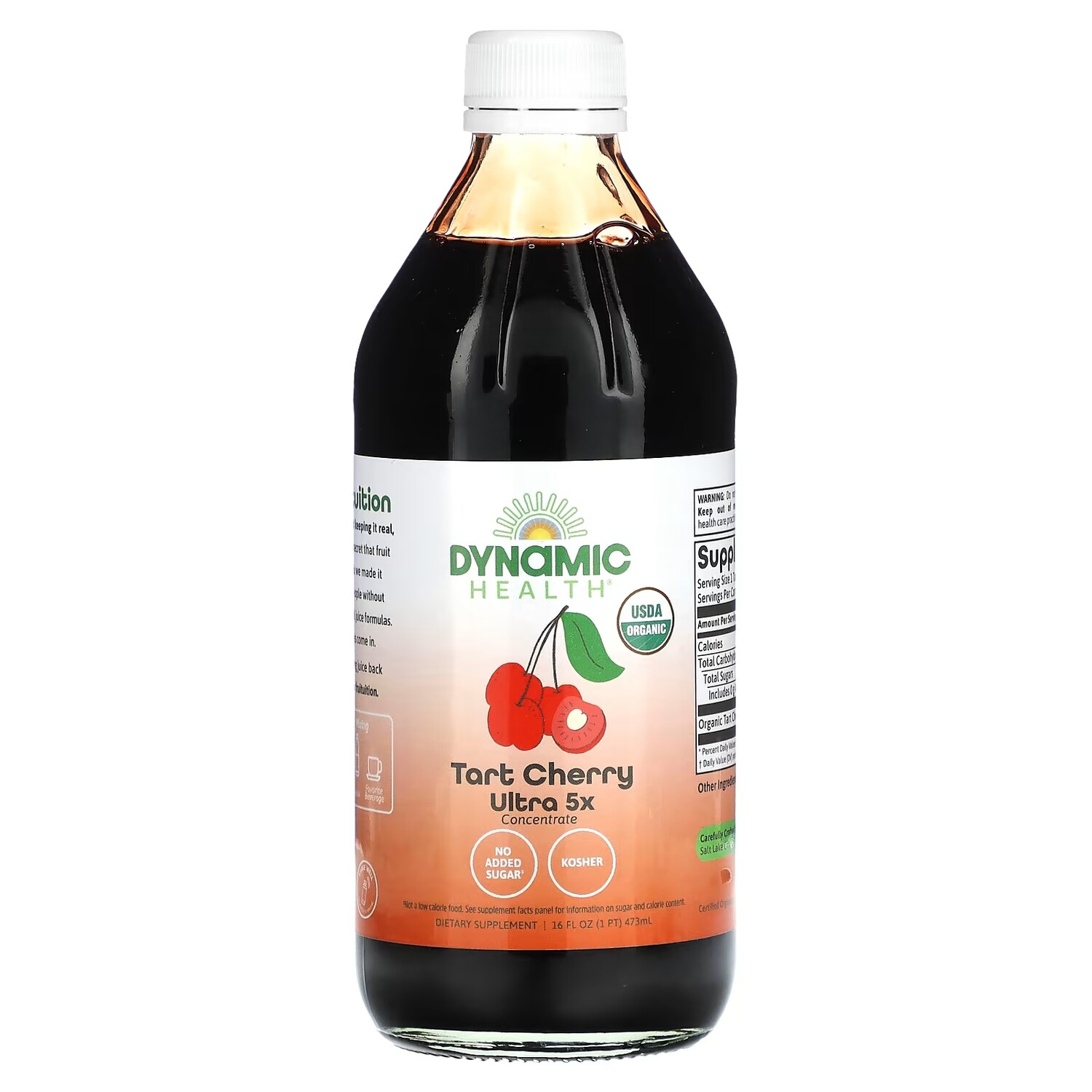 

Концентрат Dynamic Health Tart Cherry Ultra 5X без глютена, 473 мл