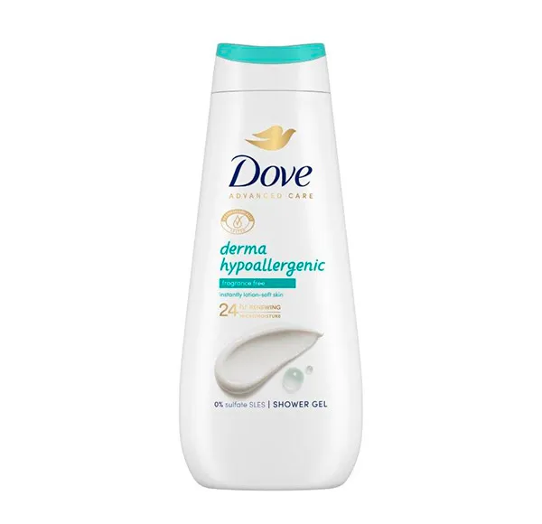 

Гель для ванны без запаха Derma Hypoallergenic Dove, 400 ml