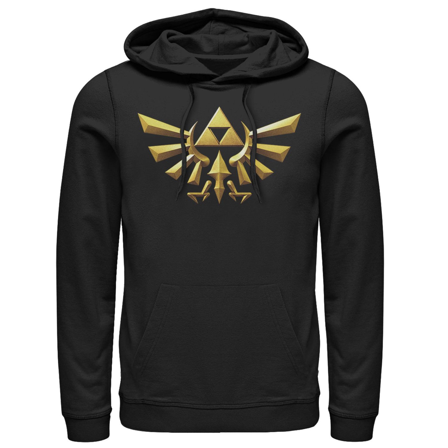 

Мужская толстовка с капюшоном Nintendo Zelda Hyrule Crest Iconic Golden Triforce Licensed Character