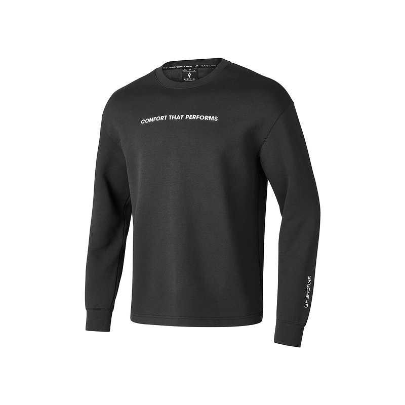 

Skechers Базовый спортивный свитшот мужской угольно-черный Carbon Black