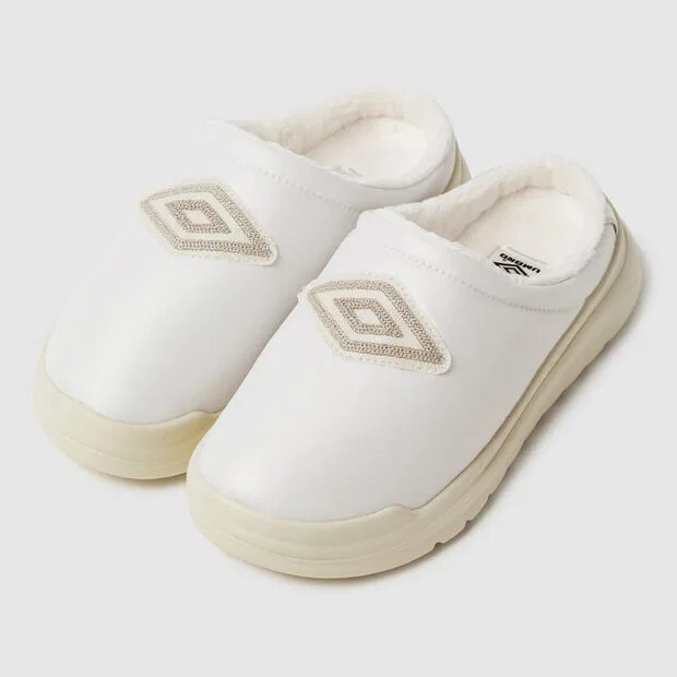 Мужские утеплённые мюли Heritage Padding цвета айвори от Umbro — фото 2