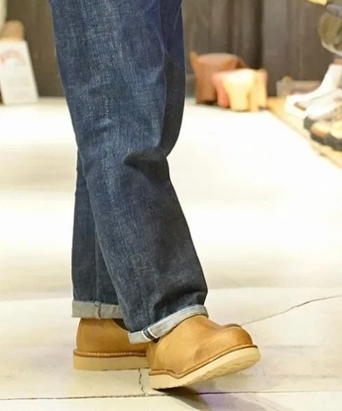 Ботинки классические челси Red Wing 3192 Hawthorne из грубой кожи бежевые — фото 2