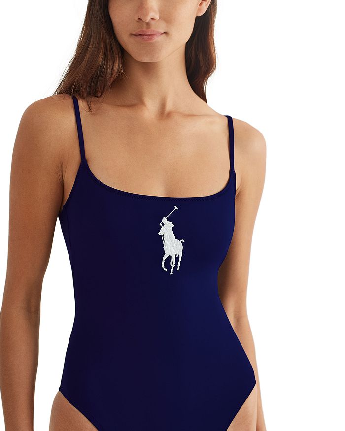 

Слитный купальник Kennedy Polo Ralph Lauren, синий