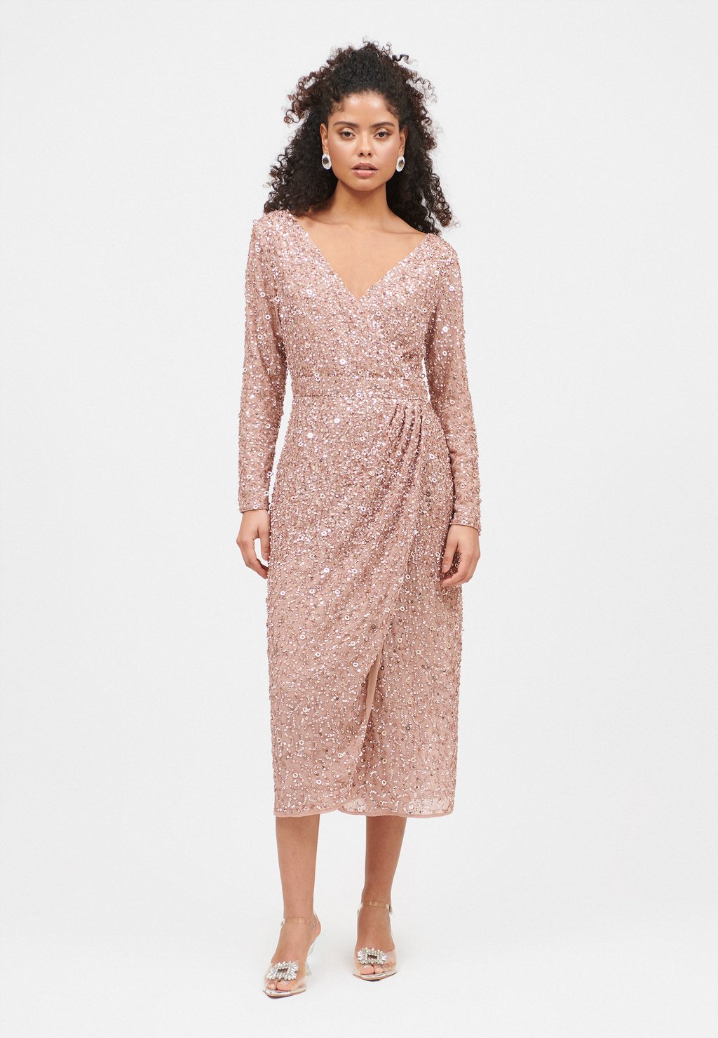 

Коктейльное/вечернее платье EMBELLISHED SEQUINS BEAUUT, светло-коричневый