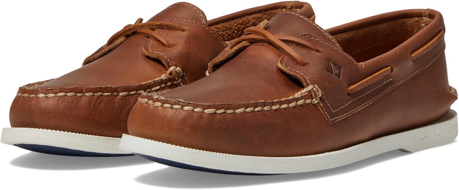 

Топсайдеры A/O 2-Eye Cross Lace Sperry, цвет Tan