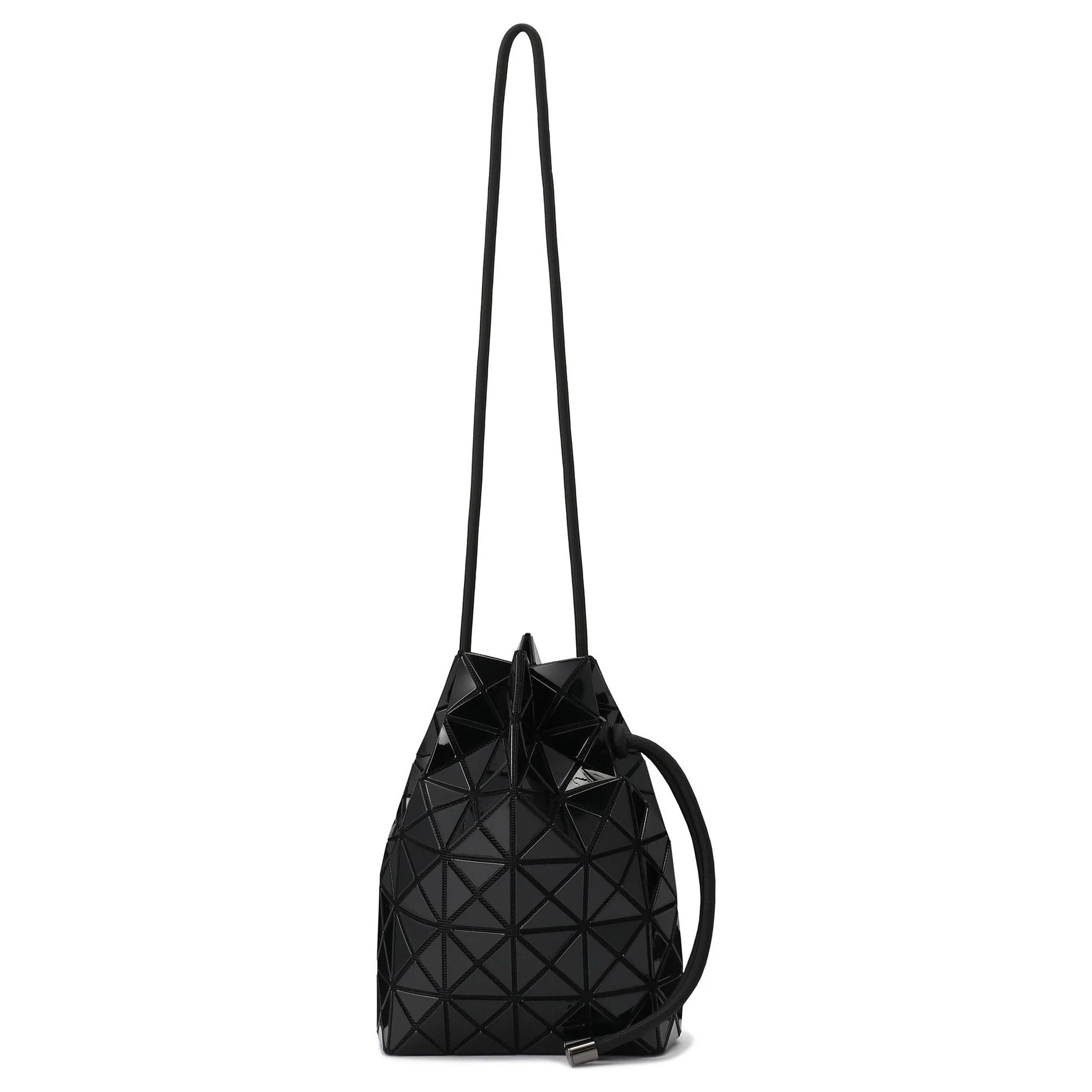 

ISSEY MIYAKE Панама из поливинилхлоридной смолы Женская черная сумка через плечо