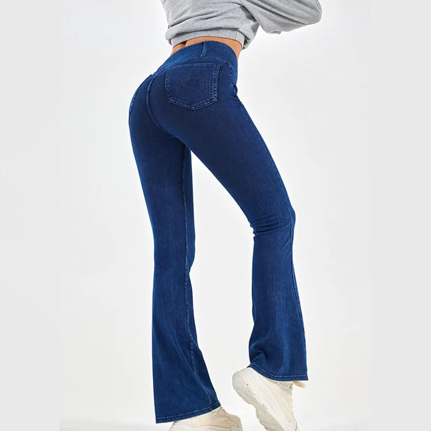 Джинсы Bootcut с эффектом подтяжки ягодиц и живота — фото 2