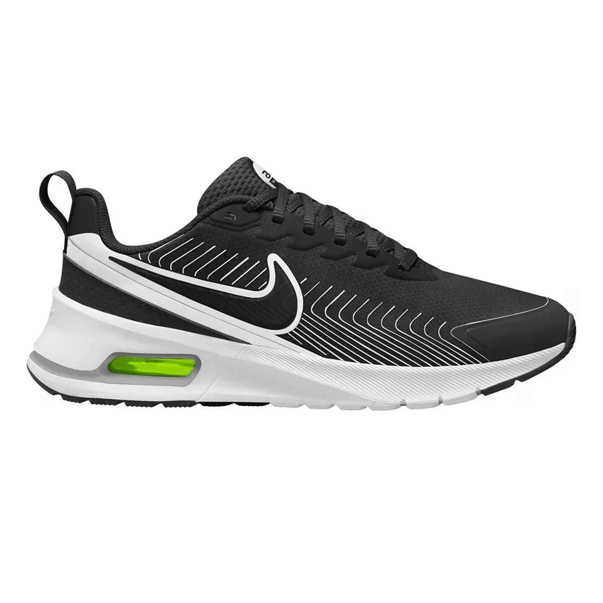 

Мужская повседневная обувь Air Max Nuaxis Nike, черный/белый