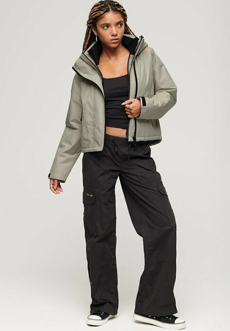 

Куртка Superdry КОД SD-WINDCHEATER, цвет willow grey grid