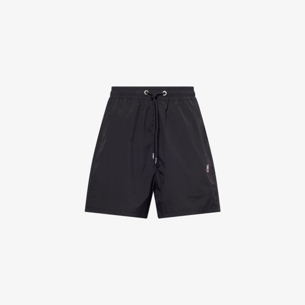 

Плавки с аппликацией в виде головы обезьяны One Point A Bathing Ape, черный
