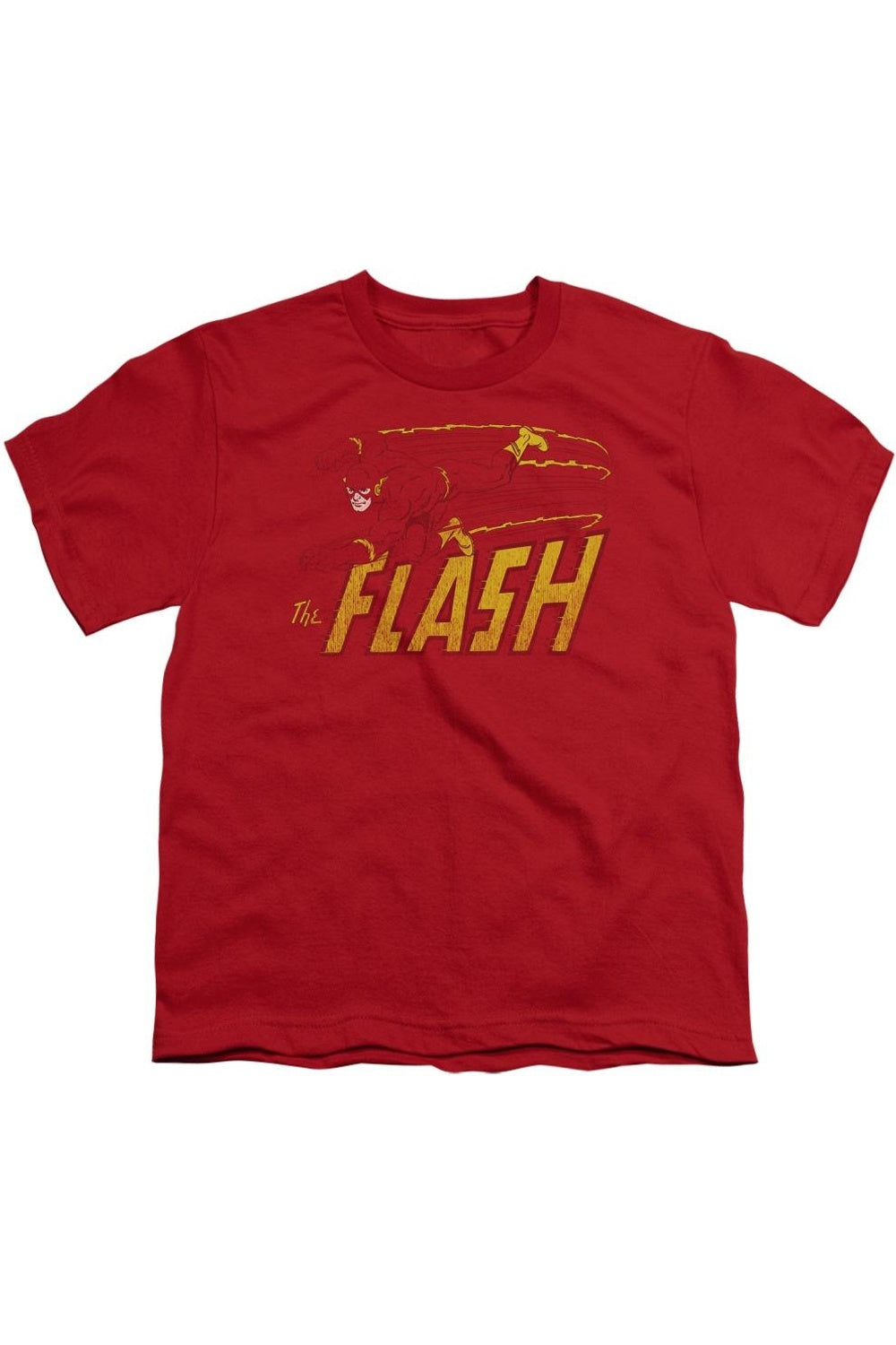 

Футболка DC Comics Flash с эффектом поношенности и принтом "Flash Speed" Gildan, красный