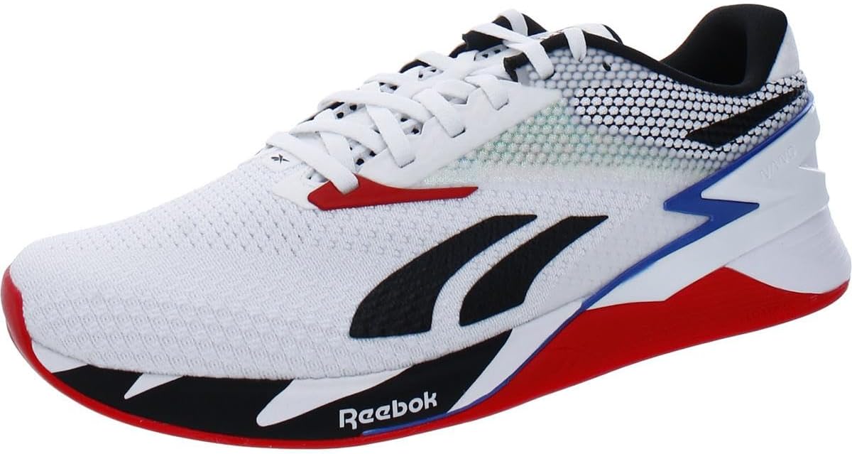

Кроссовки Reebok Nano X3 для взрослых унисекс, белый/черный/синий