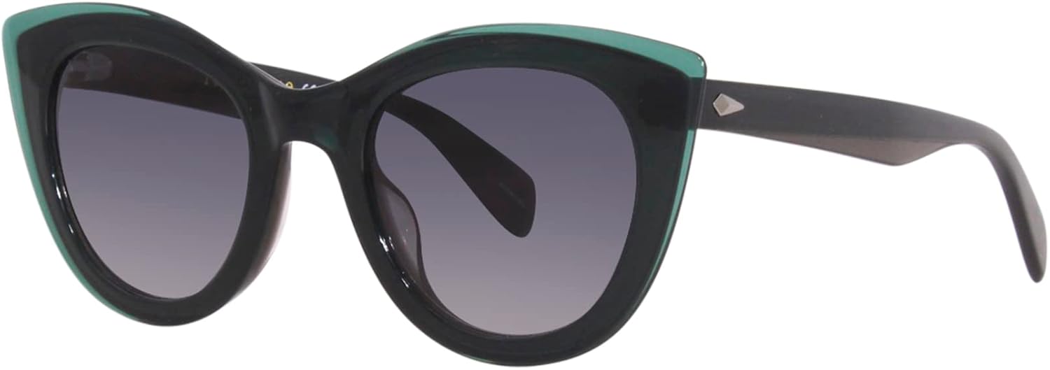 

Солнцезащитные очки Rag & Bone 1042/G/S - серо-зеленые, темно-серые с градиентом, "кошачий глаз", 49 мм, новые и оригинальные rag & bone, Green/Dark Grey Shaded-3u5/9o