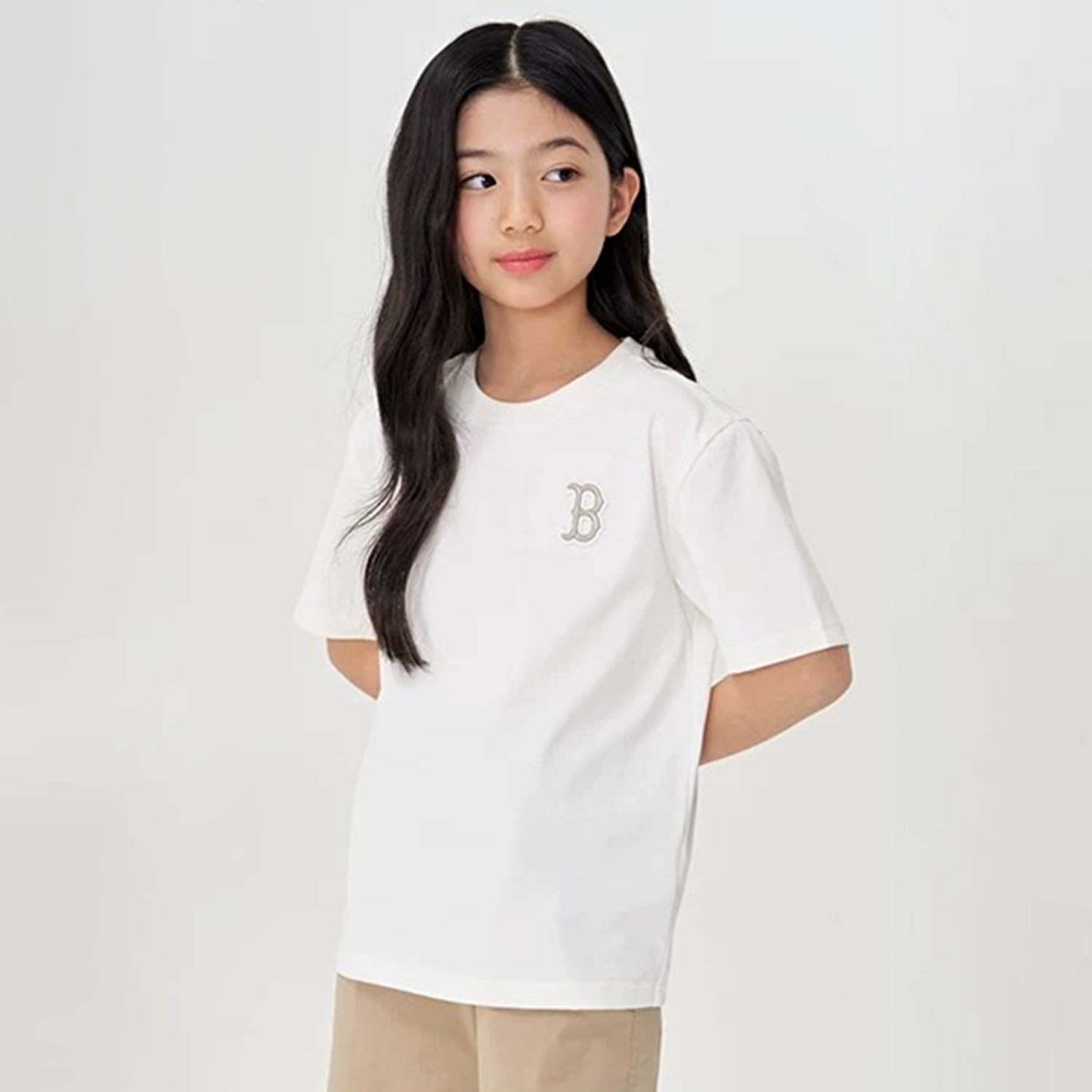 MLB KIDS Футболка New York Yankees SS25 Ivory детская — фото 4