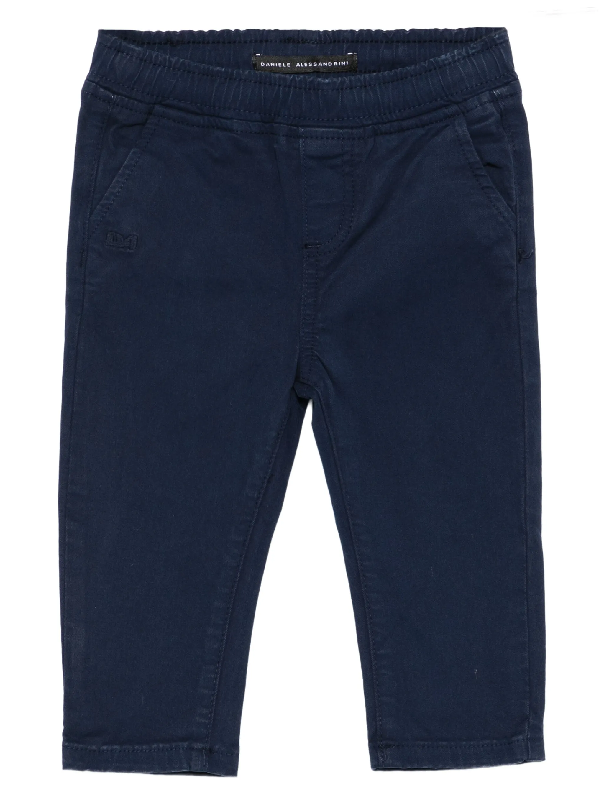 

Брюки с логотипом Daniele Alessandrini Kids, синий