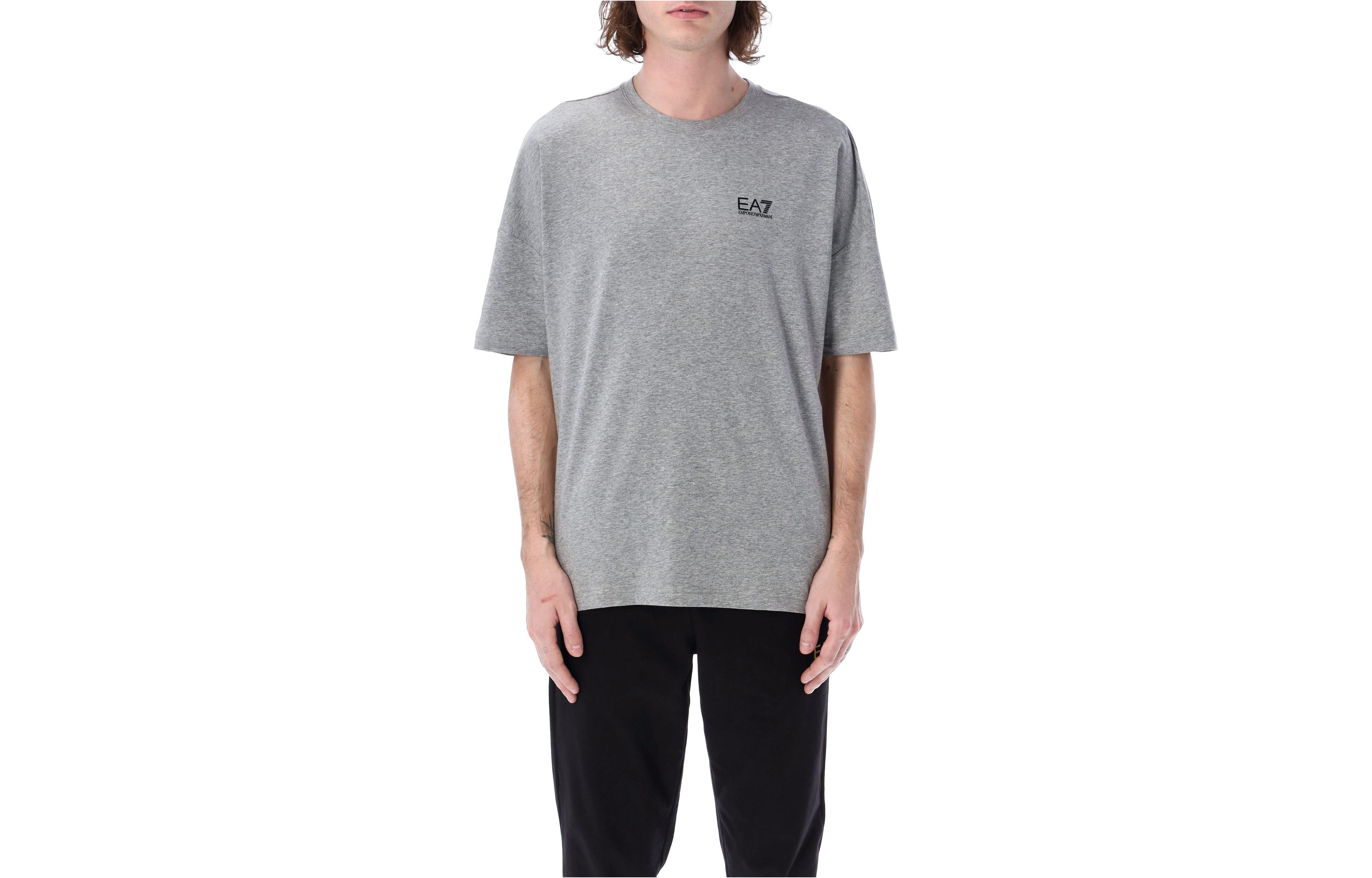 

Футболка мужская сезона весна-лето 2023 серая EMPORIO ARMANI, серый