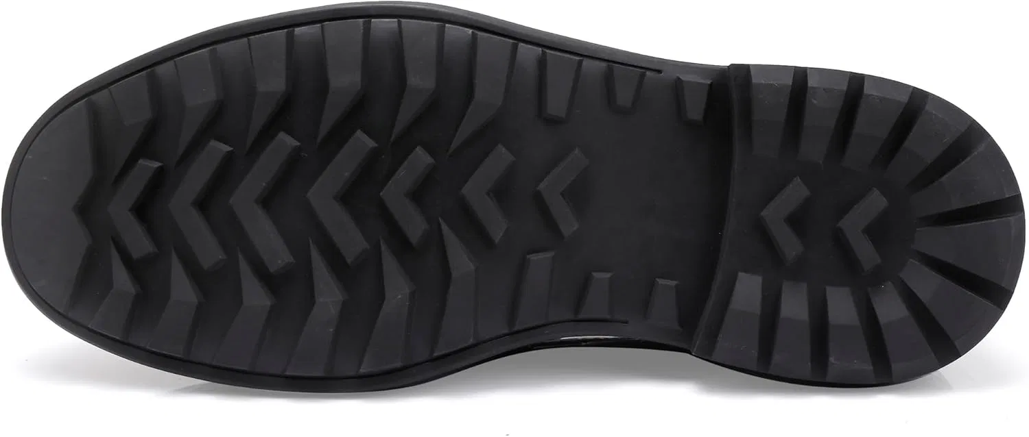 Туфли из кожи, крокодиловая печать, Penny Loafer, Black GOLDEN COXES FAMILY — фото 4