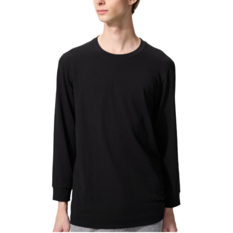 

UNIQLO Футболка мужская черная, Черный, UNIQLO Футболка мужская черная