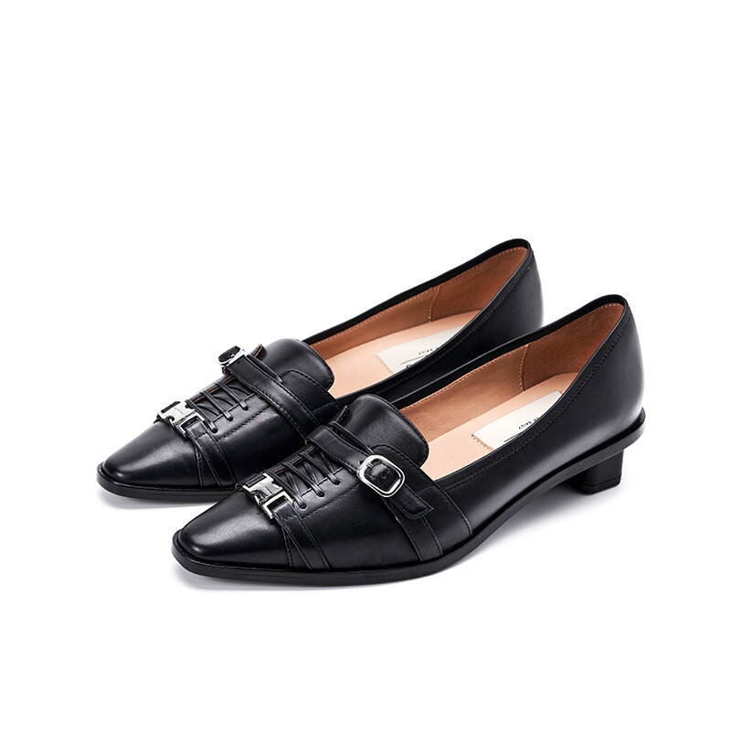 Туфли женские повседневные Women's Casual Shoes Women's Low-Top Black R'Azzurro — фото 2