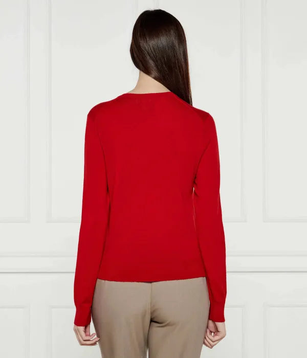 Шерстяной кардиган «Лунный» Regular fit Polo Ralph Lauren, красный — фото 3
