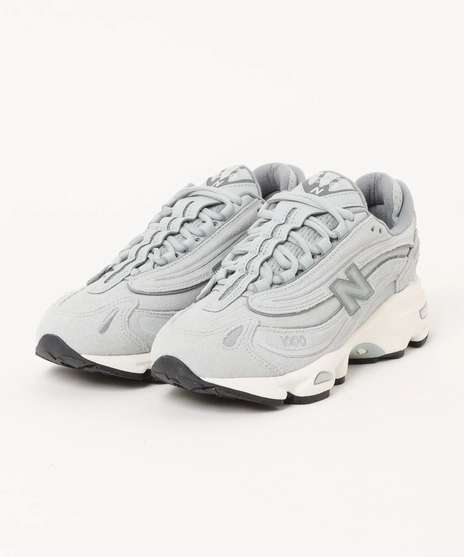 Мужские серые кроссовки из натуральной кожи New Balance U1000 2LV GRAY