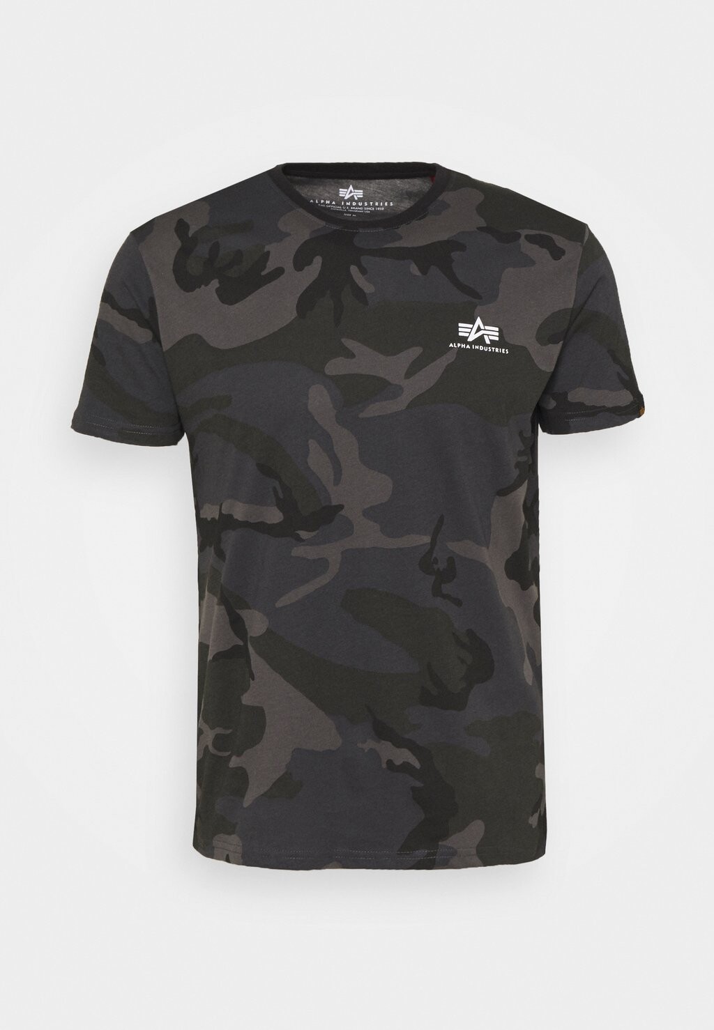 

Футболка с принтом Alpha Industries, черный