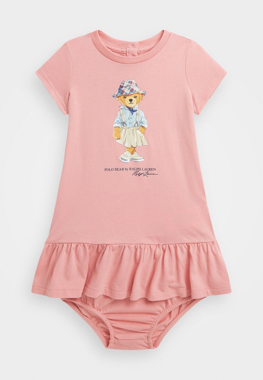 

Платье из джерси POLO BEAR COTTON TEE DRESS &AMP; BLOOMER Ralph Lauren, розовый